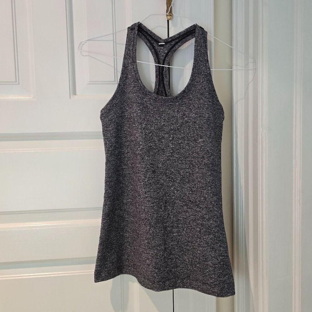 Lululemon Cool Racerback II in Heather Black
